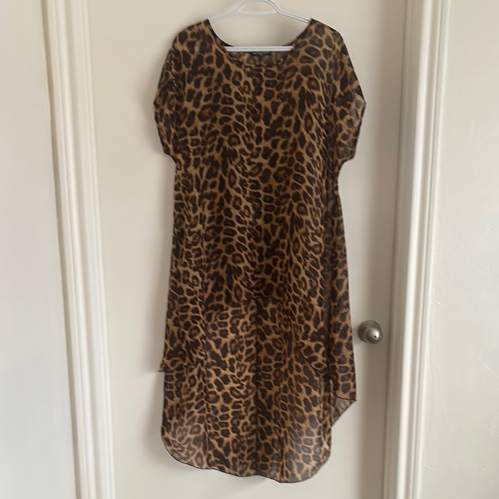 Leopard Print Dress/Kaftan